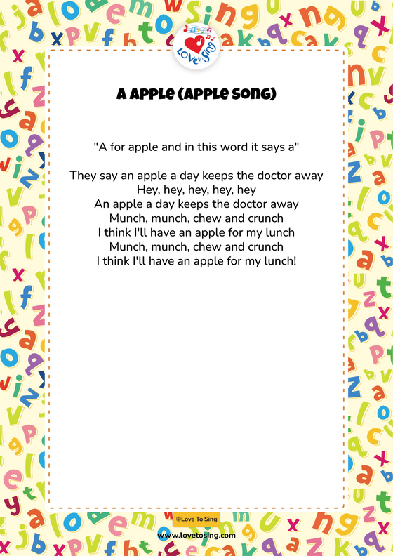 A Apple (Apple Song)