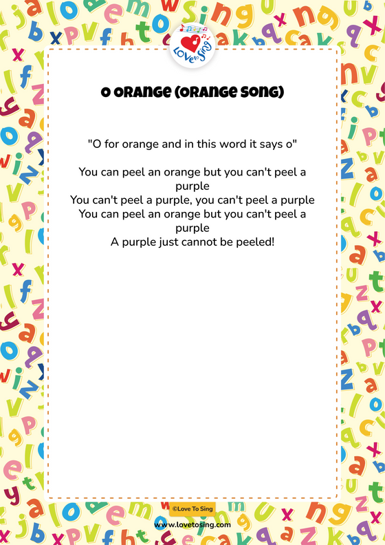 O Orange (Orange Song)