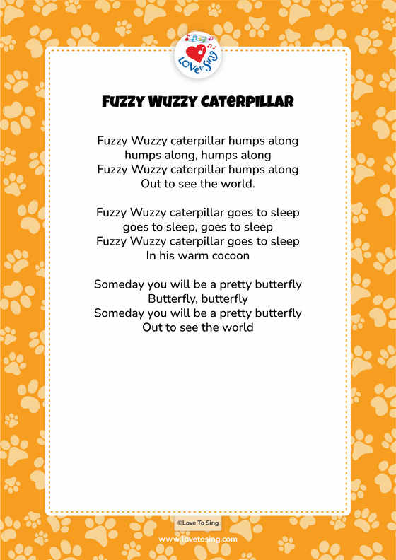 Fuzzy Wuzzy Caterpillar