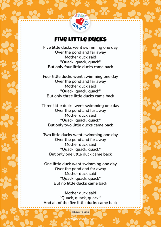 Five Little Ducks