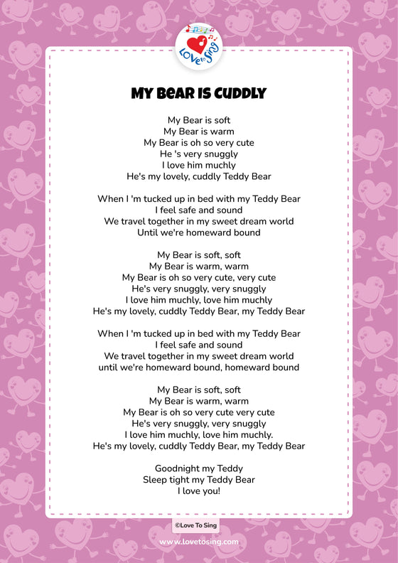 My Bear Is Cuddly