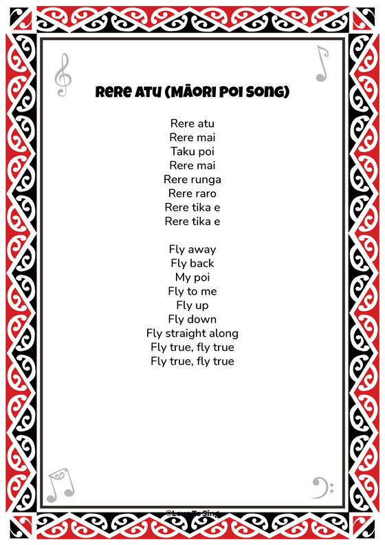 Rere Atu (Māori Poi Song)