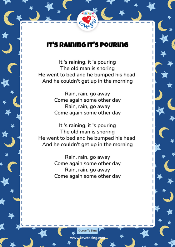 It's Raining, It's Pouring