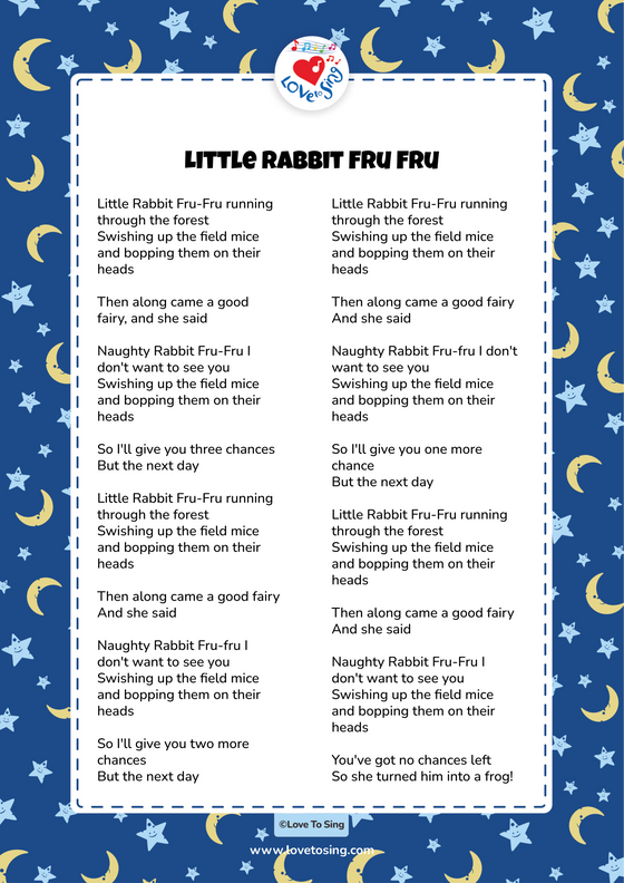 Little Rabbit Fru Fru
