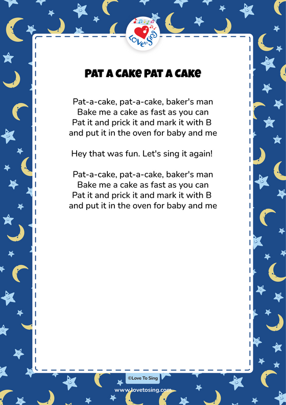 Pat-a-Cake, Pat-a-Cake