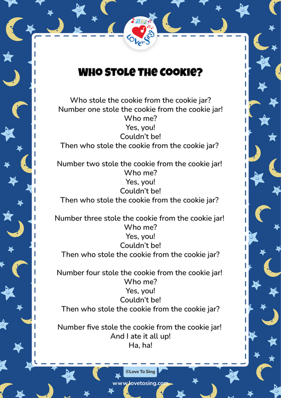 Who Stole The Cookie?