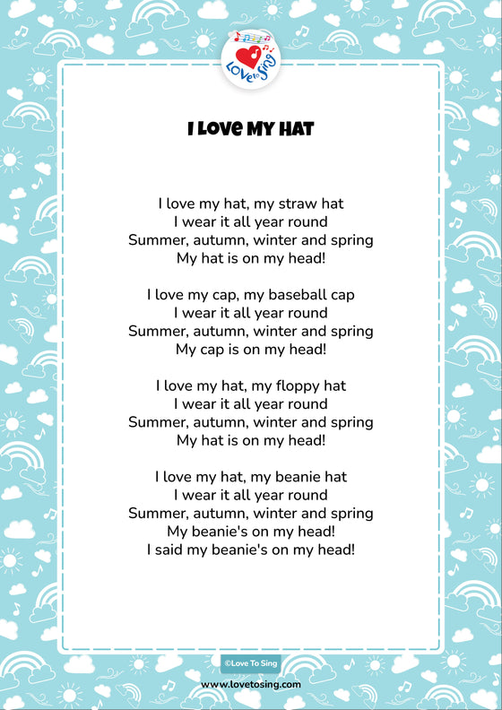 I Love My Hat