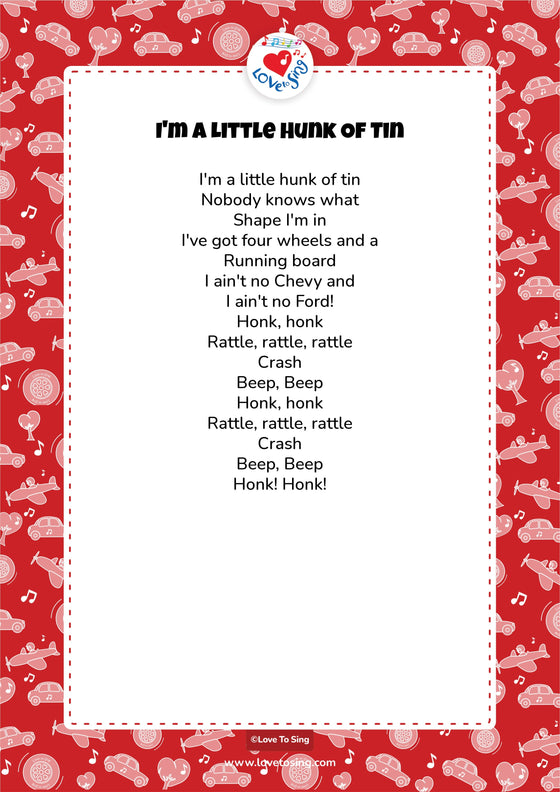 I'm A Little Hunk Of Tin