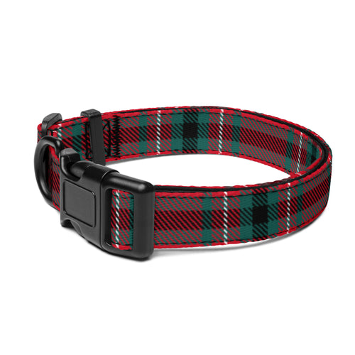Christmas Tartan Pet Collar