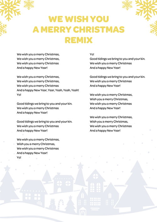 Buy Christmas Remix Songs Lyrics Ebook by Love to Sing