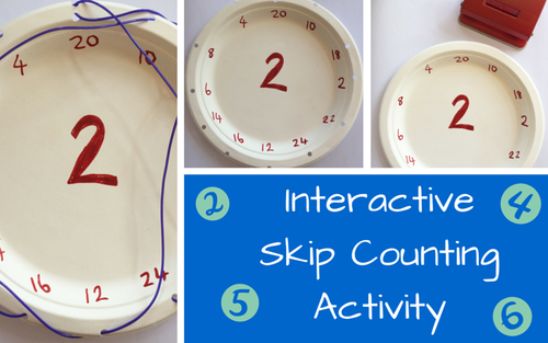 Skip Counting Lacing Plates