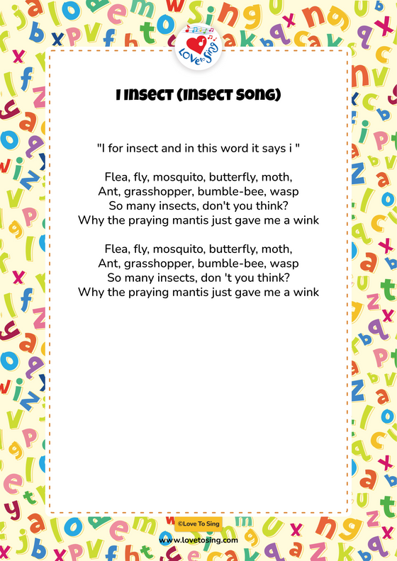 I Insect (Insect Song)