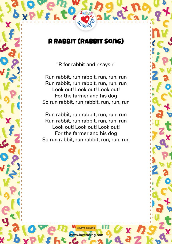 R Rabbit (Rabbit Song)