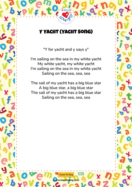 Y Yacht (Yacht Song)