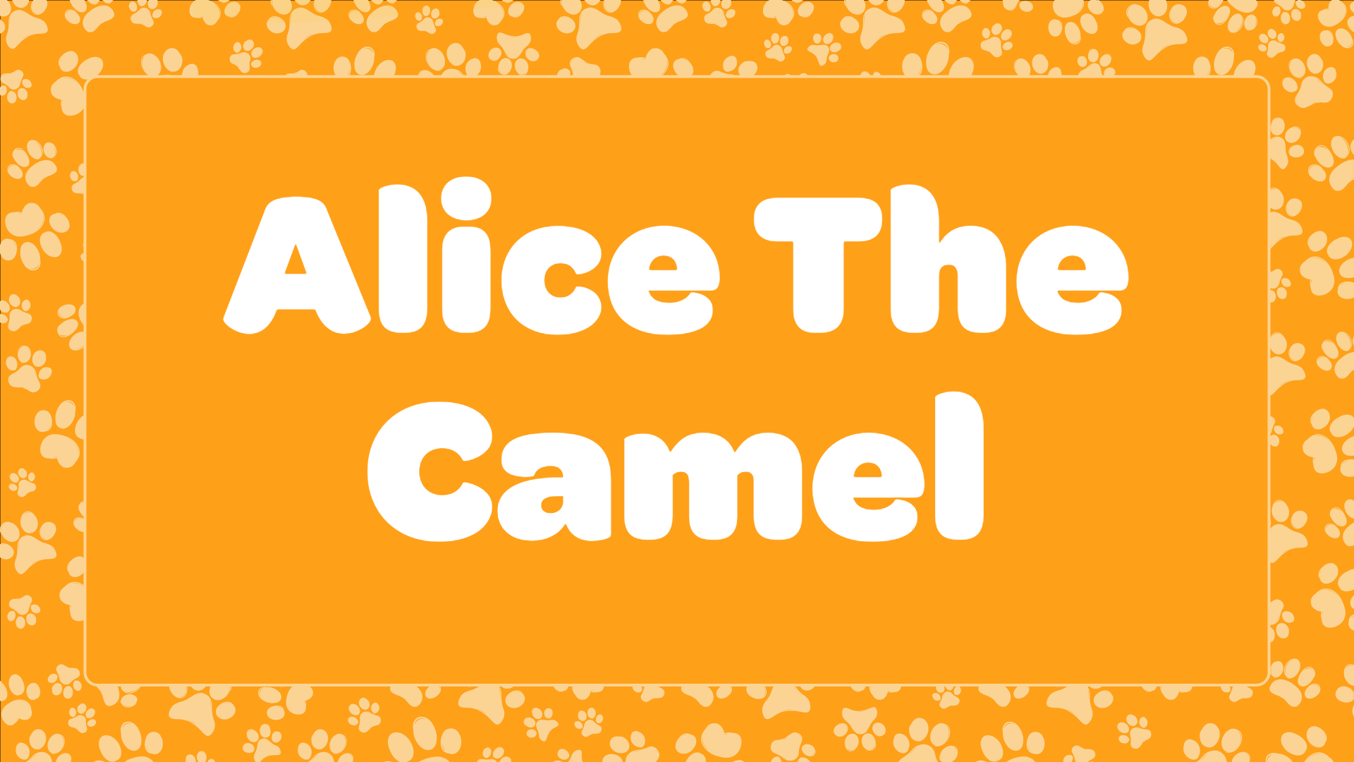 Alice The Camel