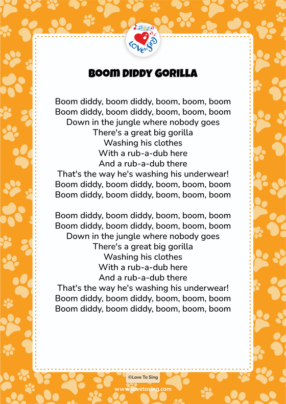 Boom Diddy Gorilla