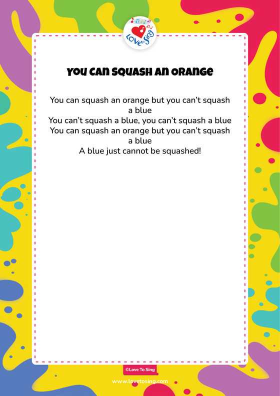 You Can Squash An Orange