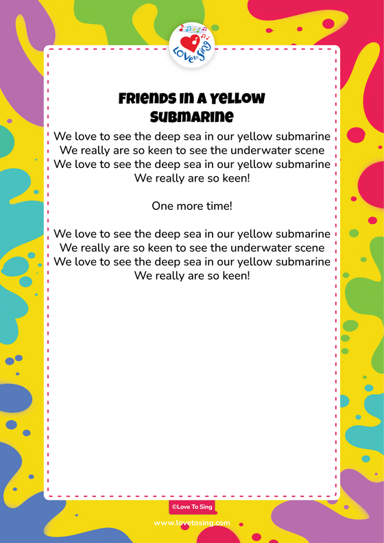Friends In A Yellow Submarine