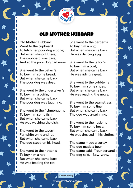 Old Mother Hubbard