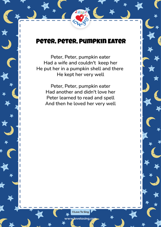 Peter, Peter, Pumpkin Eater