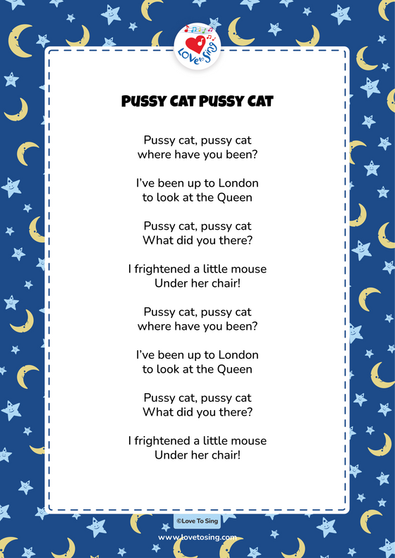 Pussy Cat, Pussy Cat