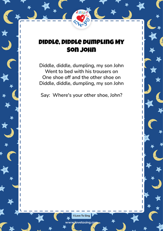 Diddle, Diddle, Dumpling