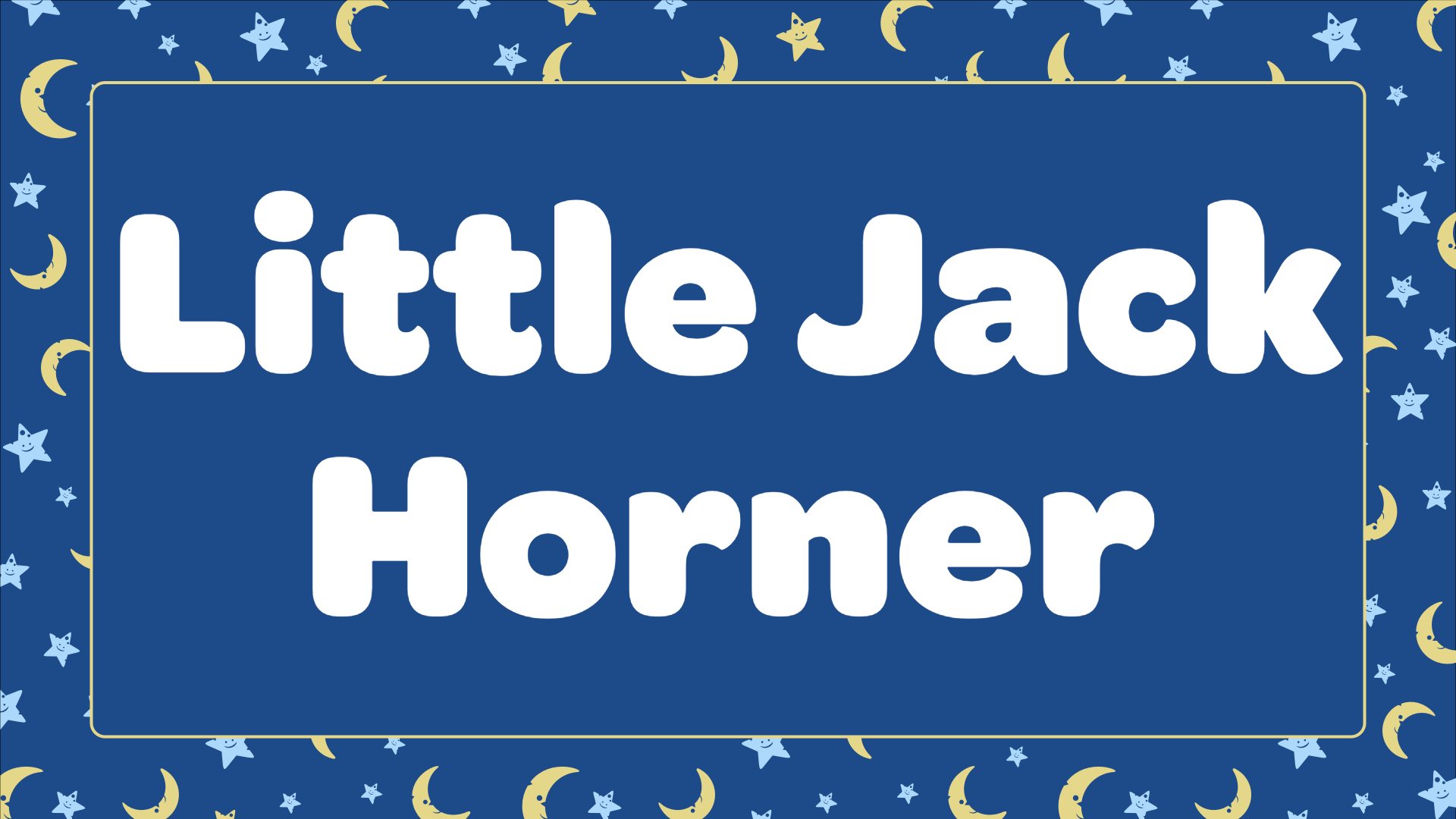 Little Jack Horner