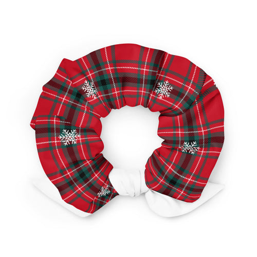 Christmas Tartan Scrunchie