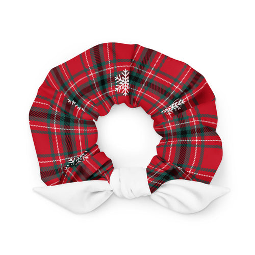 Christmas Tartan Scrunchie