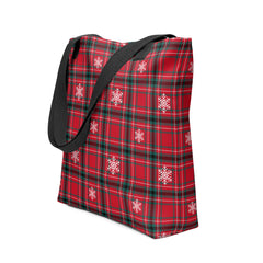 Red Tartan Christmas Tote bag