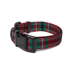 Christmas Tartan Pet Collar