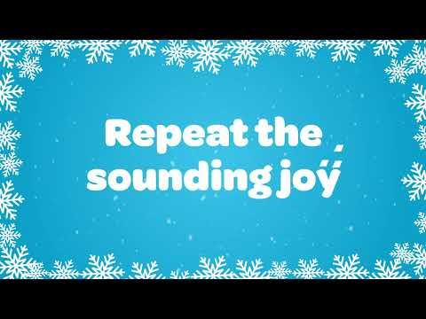 Joy to the World Instrumental Music Video Download