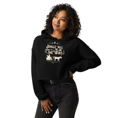 Jingle All the Way Crop Hoodie