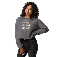 Jingle All the Way Crop Hoodie