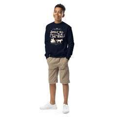 Jingle All the Way Youth crewneck sweatshirt