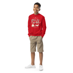 Jingle All the Way Youth crewneck sweatshirt