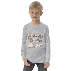 Jingle All the Way Youth long sleeve tee