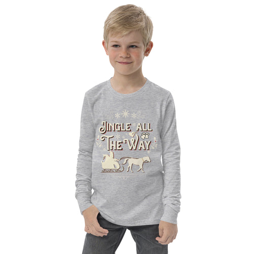 Jingle All the Way Youth long sleeve tee