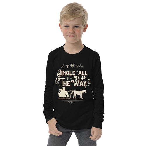 Jingle All the Way Youth long sleeve tee