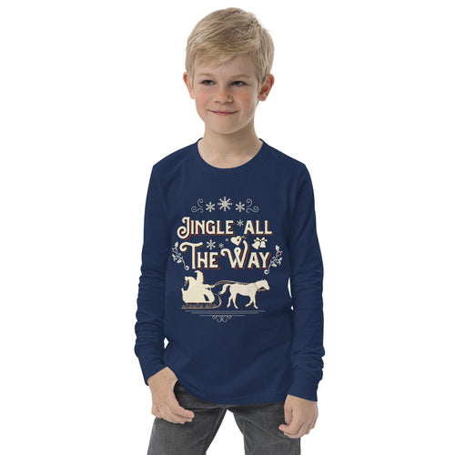 Jingle All the Way Youth long sleeve tee