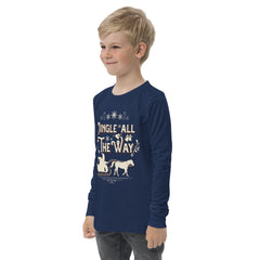 Jingle All the Way Youth long sleeve tee