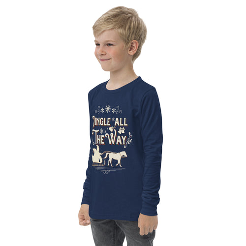 Jingle All the Way Youth long sleeve tee