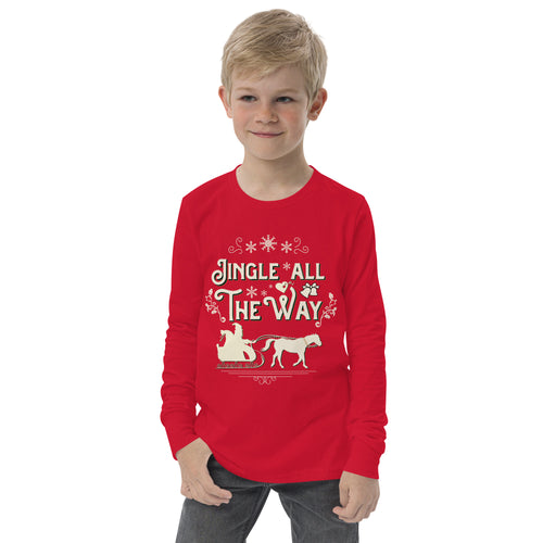 Jingle All the Way Youth long sleeve tee