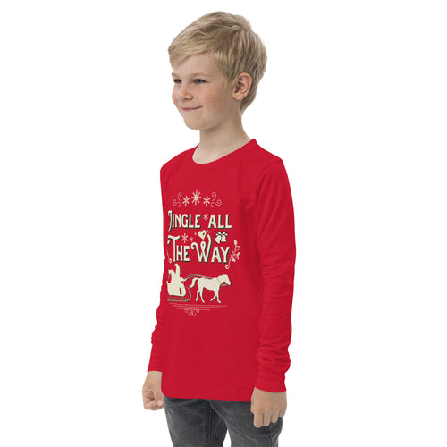 Jingle All the Way Youth long sleeve tee