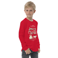 Jingle All the Way Youth long sleeve tee