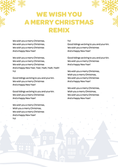 Buy Christmas Remix Songs Lyrics Ebook by Love to Sing
