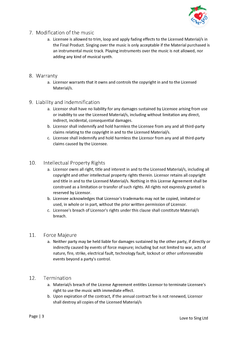 Church Copyright Licence Page 3 | Love to Sing