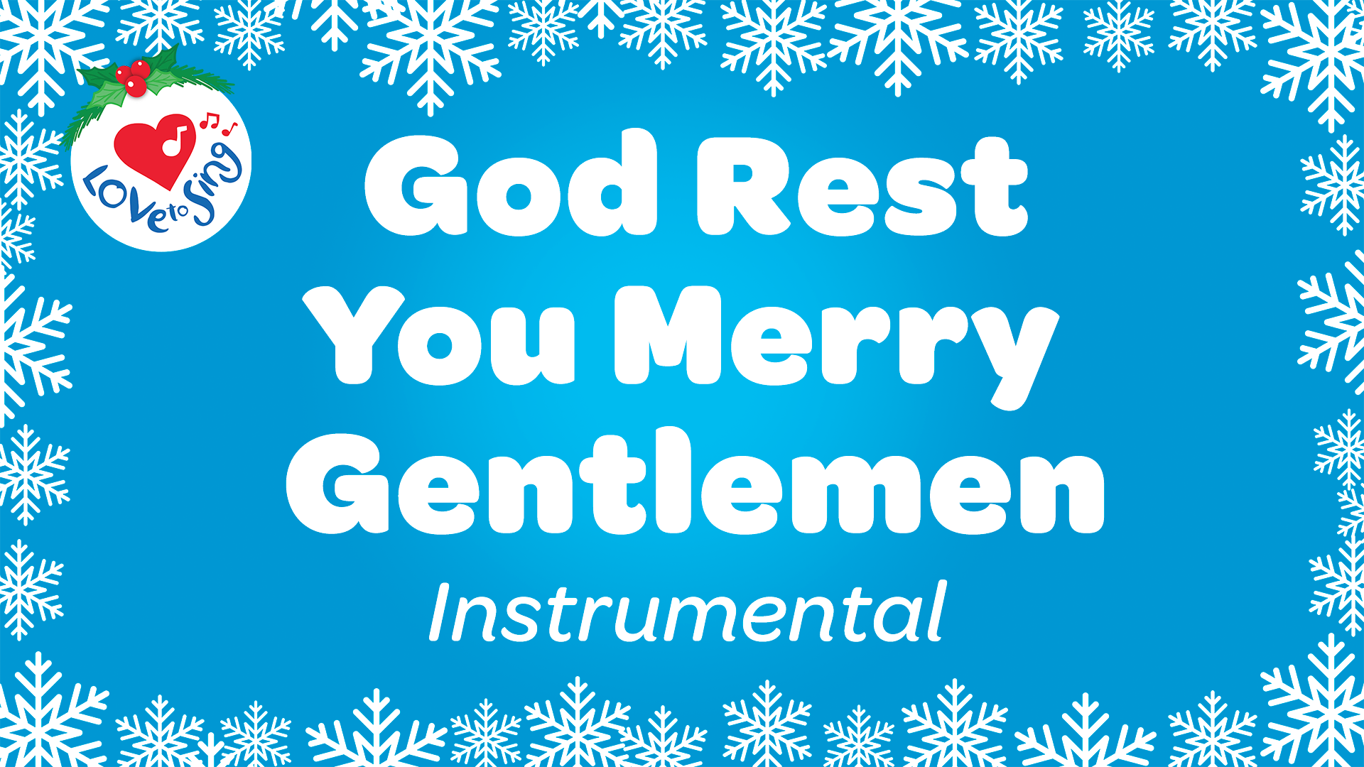 God Rest You Merry Gentlemen Instrumental