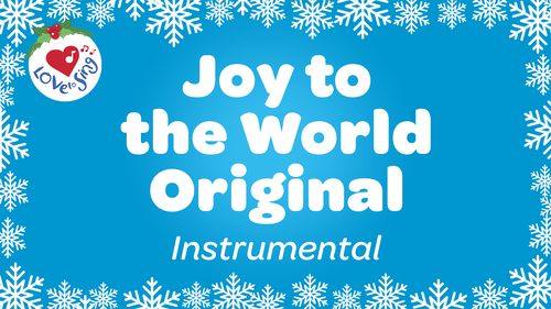 Joy to the World Original Instrumental