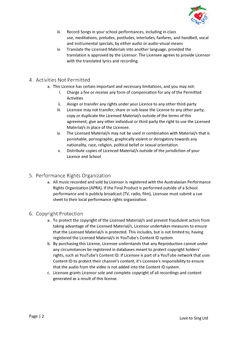 School Copyright Licence Page 2 | Love to Sing
